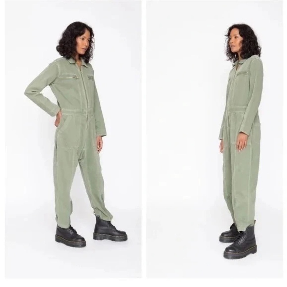 NWT Small Sandrine Rose x Free People Army Jumpsuit - Picture 2 of 5